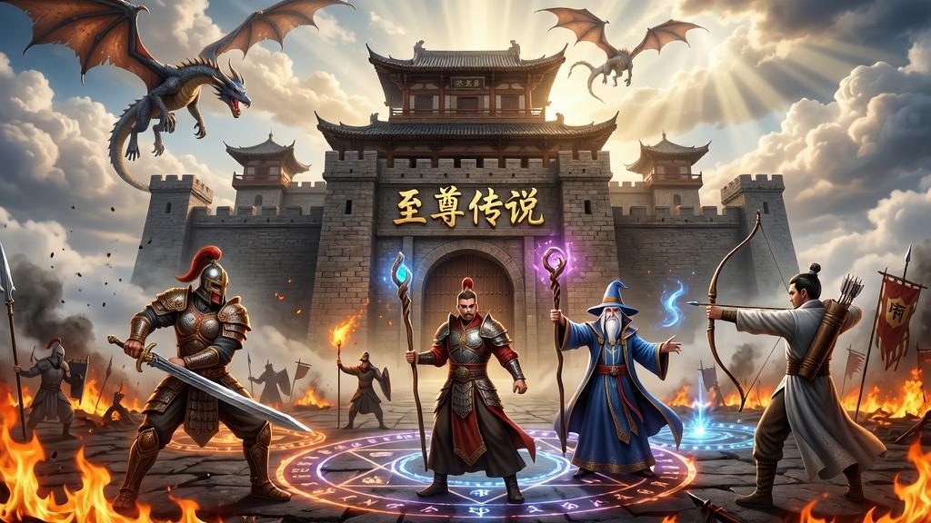 单职业暗黑版版本深度解析：玩法与特色一览 - 龙渊江湖 - 百度乐传奇游戏截图